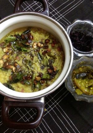 A picture of Moong Daal Karail.