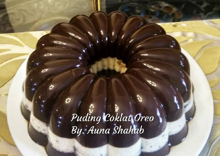 Puding Coklat Oreo