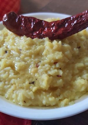 A picture of Traditional Ven-Pongal.