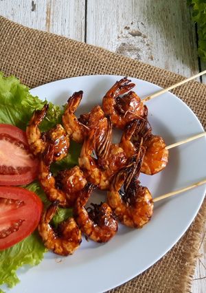 Foto resep Udang Pancet Bakar Madu