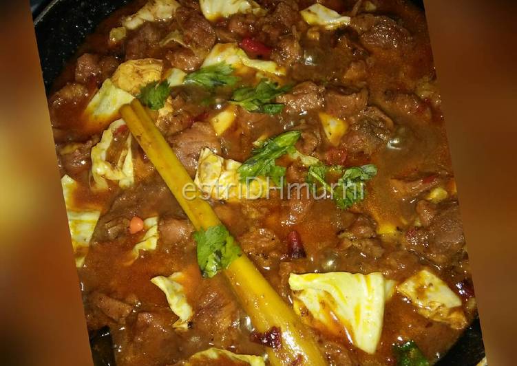 Proses memasak Tongseng Kambing Rumahan, Bisa Manjain Lidah