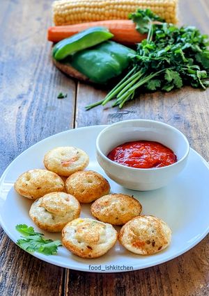 A picture of Healthy Vegetable Suji Appe.
