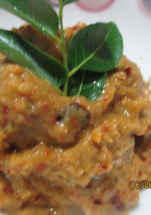 A picture of Spicy Onion Chutney.