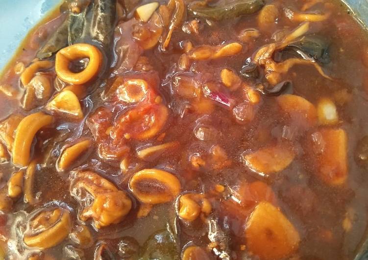 step by step bikin Cumi Saos Tiram Anti Gagal yang sedap
