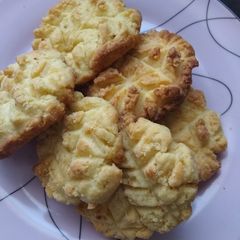 A picture of My four ingredients cookies.