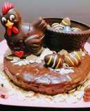 Mona de Pascua de chocolate