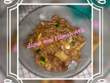Oseng tetelan sapi