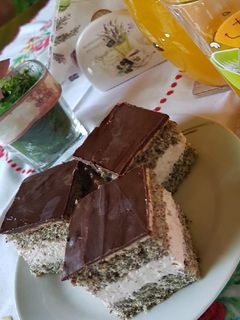 Epres-mákos kocka recept fotója