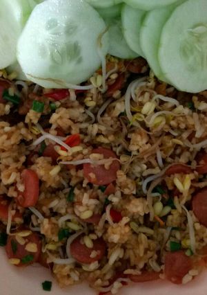 Foto resep Nasi goreng sosis