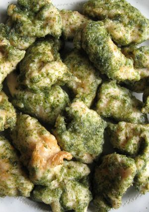 A picture of Chicken Tenderloin ‘Isobe-age’ Tempura.