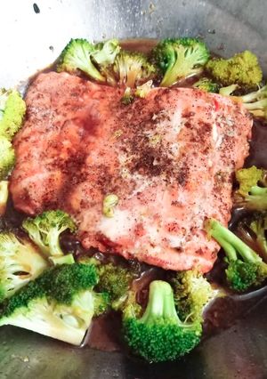 Foto resep Steamed Salmon