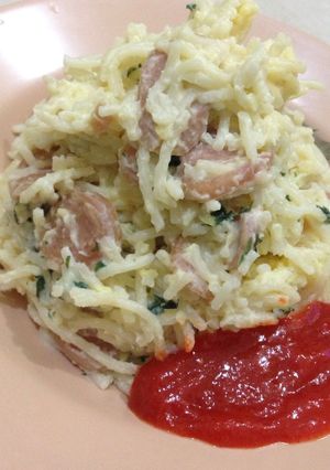 Foto resep Spaghetti Carbonara