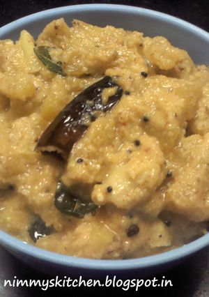 A picture of Pineapple Pachadi.