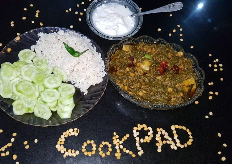 Step-by-Step Guide to Make Yummy Sindhi palak with zeera rice