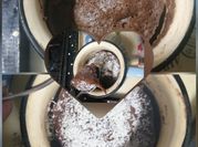 Una foto de brownie harina de maíz