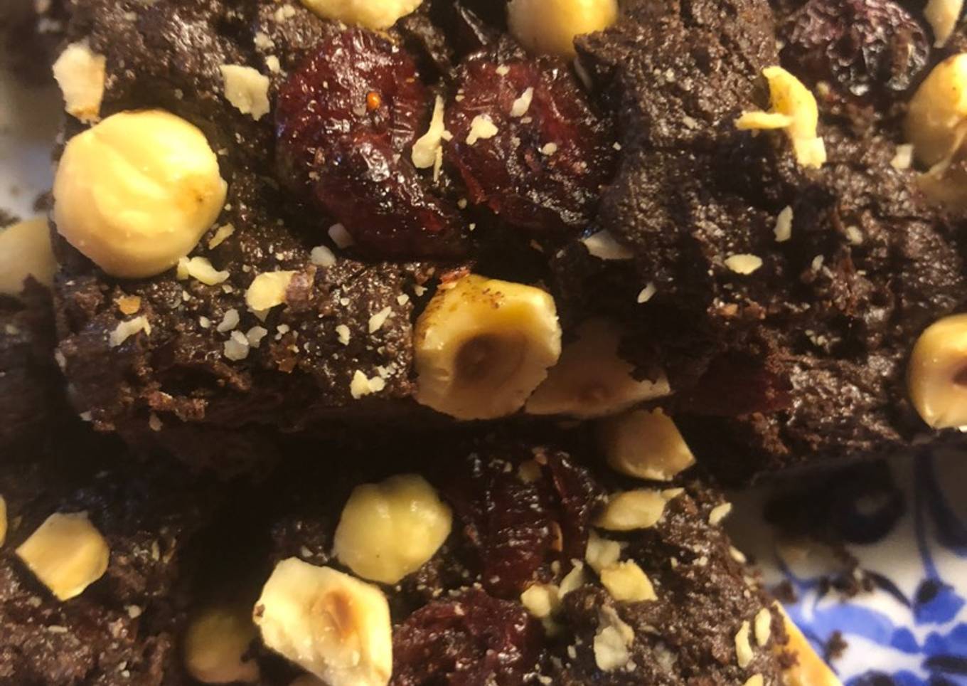 Winter brownies - vegan