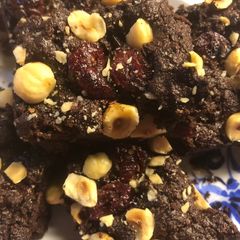 A picture of Winter brownies - vegan.