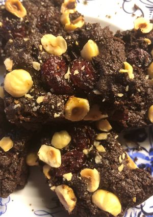 A picture of Winter brownies - vegan.
