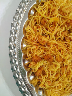 عکسی از دستور ماکارونی با مرغ