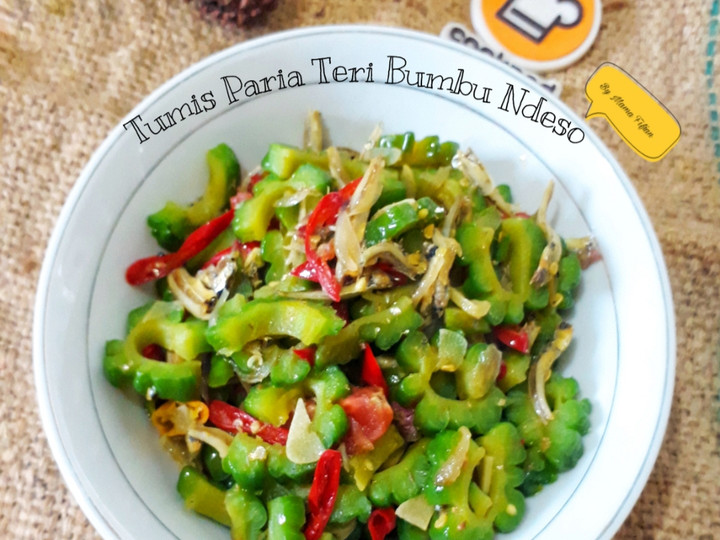 Resep Tumis Paria Teri Bumbu Ndeso, Menggugah Selera