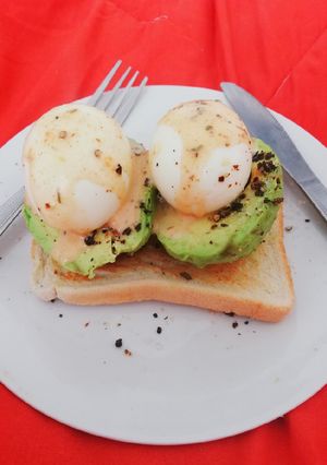 A picture of Delicious Egg and Avo Toast.