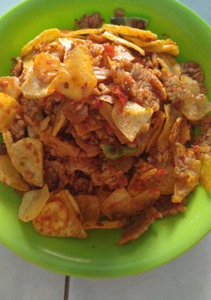 Foto resep Sambal Kentang dan Tempe Krispi