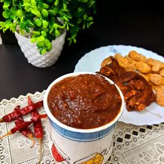 Tamarind and Dates Chutney A picture of Tamarind and Dates Chutney.