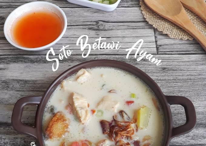 Soto Betawi Ayam dengan Fiber Creme