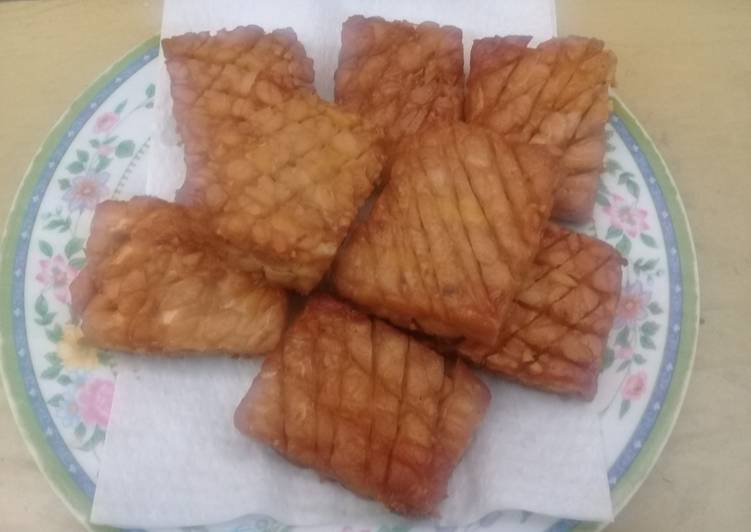 Tempe goreng super simple