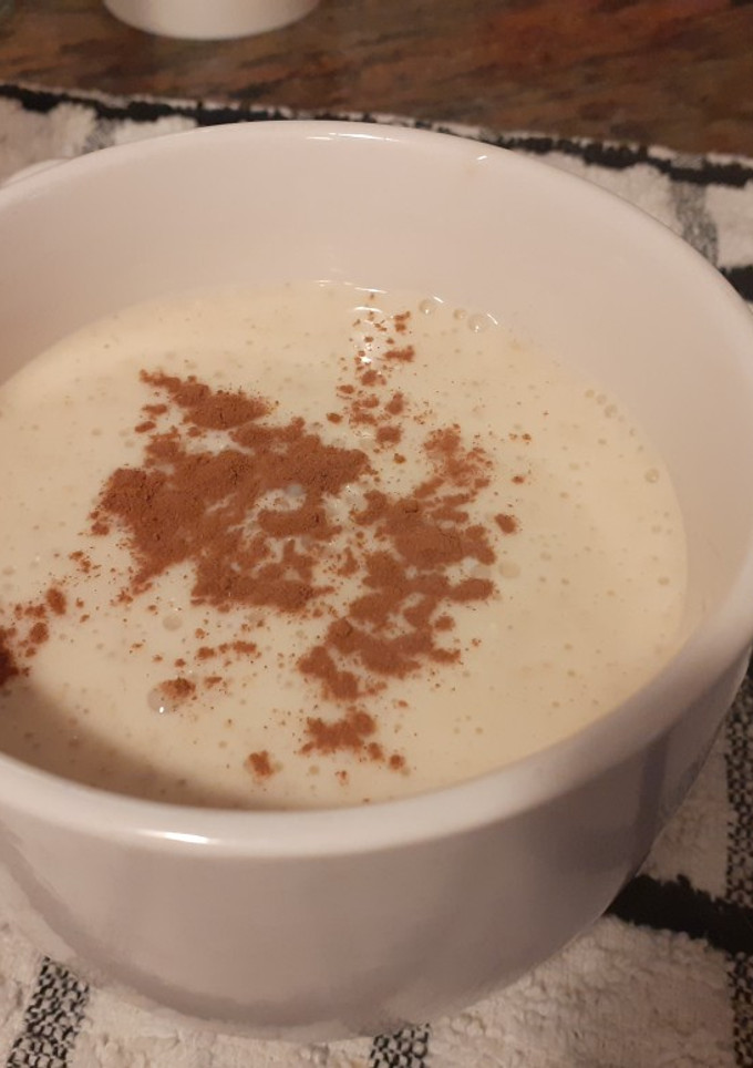 Una foto de Batido de plátano y avena
