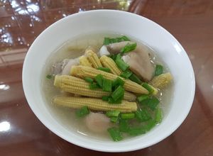 Hình của món SP.0524 - Giò Heo Hầm Bắp Non.