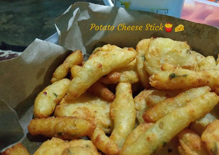 Cara Gampang Menyiapkan 19. Potato Cheese Stick a.k.a Kentang Keju🍟 Anti Gagal