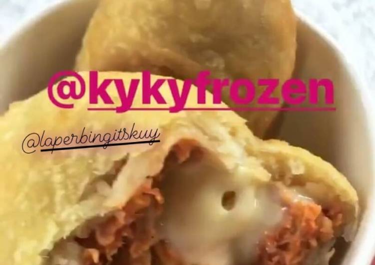 Bagaimana Menyiapkan PIZZA GORENG  QUICKMELT PEDAS Anti Gagal