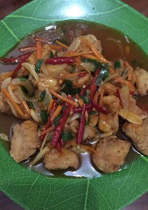 Foto resep Ayam fillet pedas manis