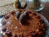 Torta Pascuas de brownie ♥️