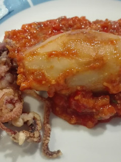 Una foto de Calamares rellenos
