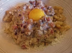Une photo de Spaetzles à la Carbonara