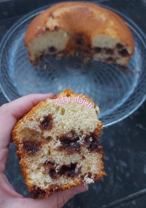 Foto de Bolo de Iogurte com gotas de chocolate