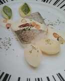 Bacalao al pilpil con verduras asadas