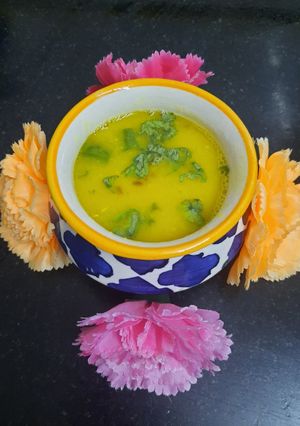 A picture of Simple dal fry.