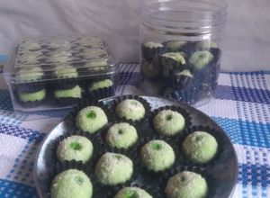 Foto resep Melon thumbprint cookies