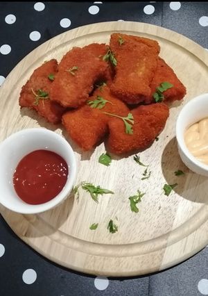 A picture of Fish fingers.
