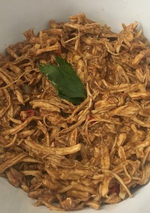 Foto resep Ayam Suwir Rendang (4 bahan saja)