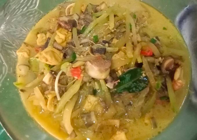 Bobor Ontong Pisang (Jantung Pisang) Mahnisa (Labu Siam)