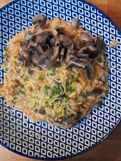 Foto de Risoto de Cogumelos, Alho Francês e Farinheira