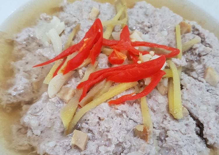 Recipe of Perfect Steamed Pork With Salted Fish