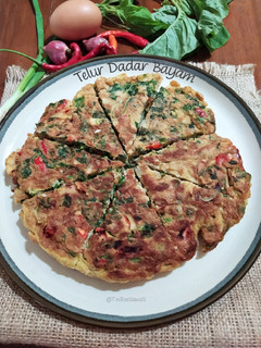 Foto resep Telur Dadar Bayam