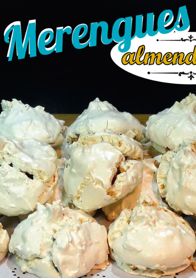 Una foto de Merengues almendrados