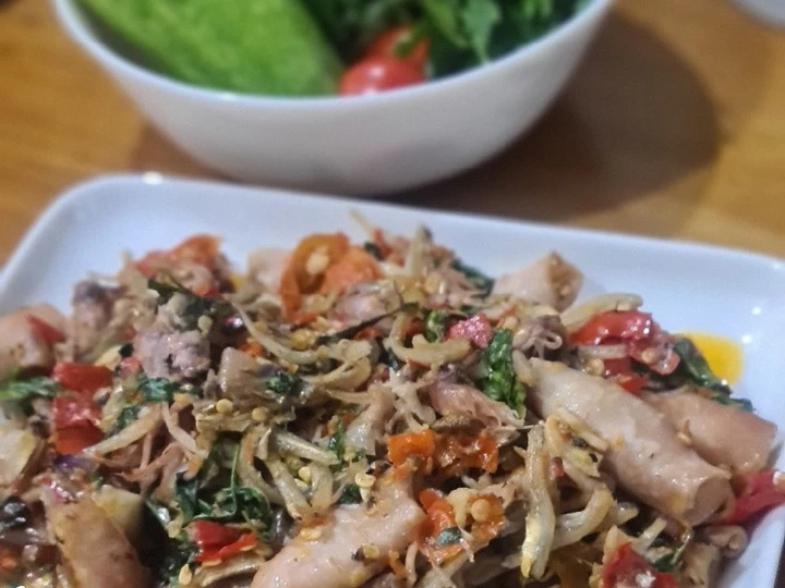 Langkah Gampang Menyiapkan Resep Cumi Teri Sambal Kemangi yang Uenak Anti Ribet, Bisa Manjain Lidah