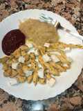Delicias de pollo con quesitos